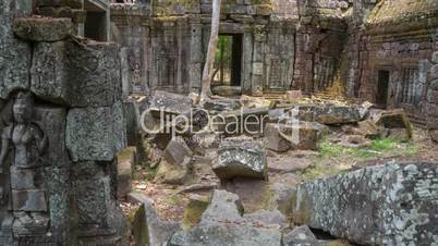 Angkor temple slider timelapse
