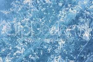 Texture of ice