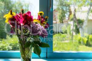 Flowers on the window