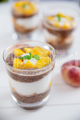 Chia Pudding mit Früchten