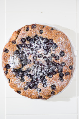 Haselnuss Blaubeer Kuchen