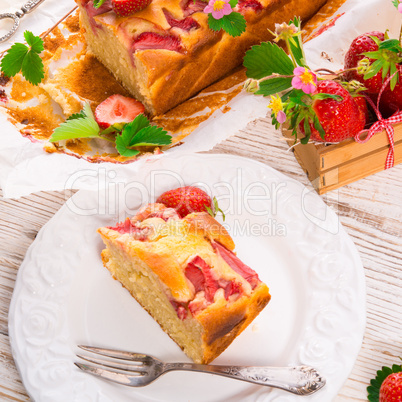 Strawberry cake