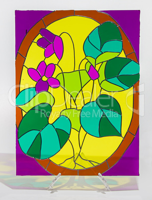 Stained glass - plant