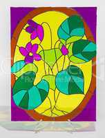 Stained glass - plant