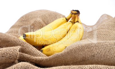 Bananen auf Jute