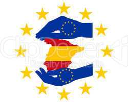 Europäische Hilfe für Spanien