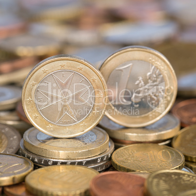 1 Euro Münze aus Malta