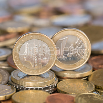 1 Euro Münze aus Niederlande