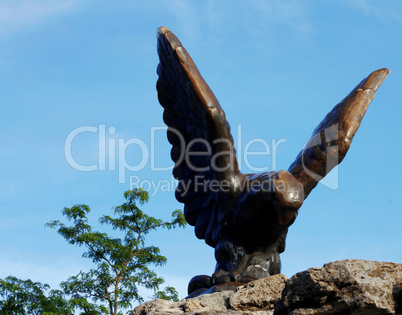 The Eagle. Pyatigorsk Emblem. Northern Caucasus landmarks