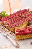 rhubarb cake