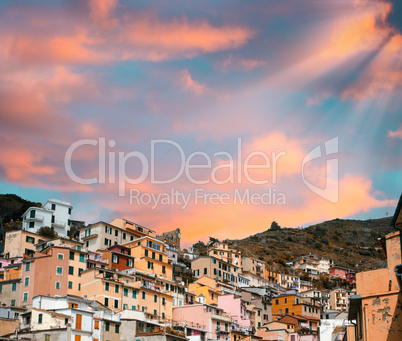 Pictoresque town of Cinque Terre, Italy