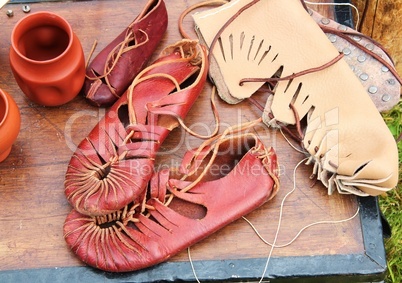 Werkstatt eines römischen Schuhmachers