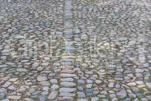 Old cobble stone background