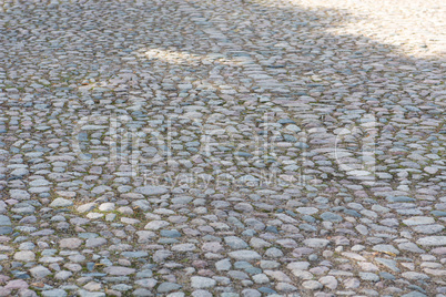Old cobble stone background