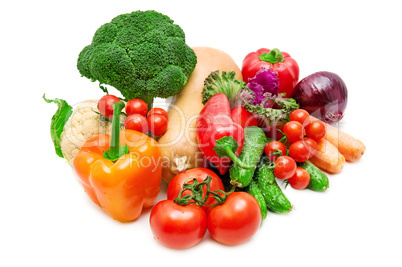 vegetable isolated on a white background