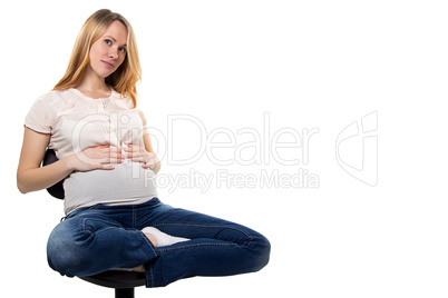 Pregnant woman with tummy