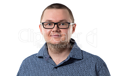 Photo of young man in glasses