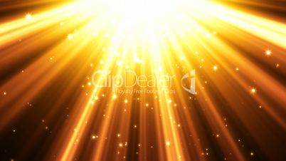 Golden Light Rays Background