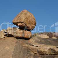 Granite boulder