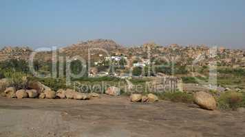 Beautiful scenery near Hampi