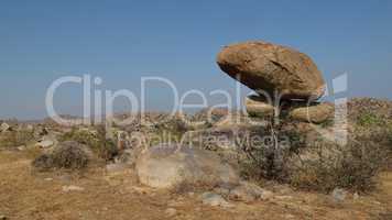 Granite boulder