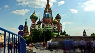 St Basil's Cathedral. Kremlin, Red Square in Moscow, Russia.