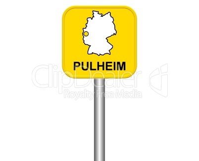 Ortseingangsschild: Pulheim