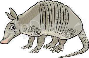 armadillo animal cartoon illustration