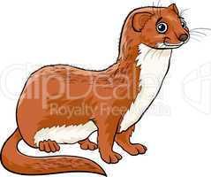 weasel animal cartoon illustration