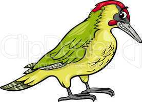 yaffle bird animal cartoon illustration