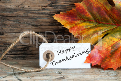 Happy Thanksgiving with Autumn Background
