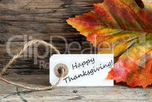 Happy Thanksgiving with Autumn Background