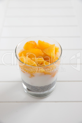 Chia Pudding mit Früchten