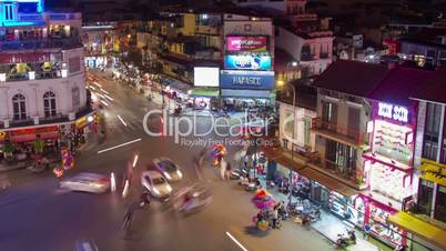 Hanoi traffic timelapse