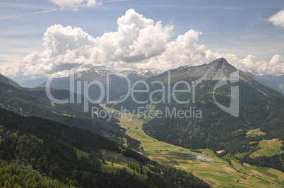 Landschaft bei Nauders, Tirol