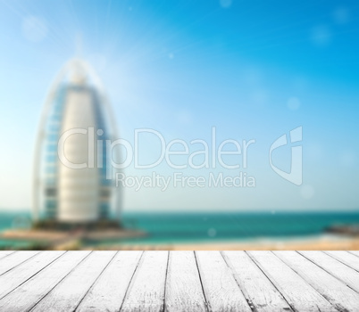 Luxury hotel Burj Al Arab "Tower of the Arabs"