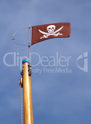 Jolly Roger skull and crossbones pirate flag