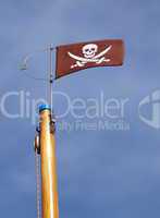 Jolly Roger skull and crossbones pirate flag