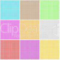 Set of seamless tablecloth pattern