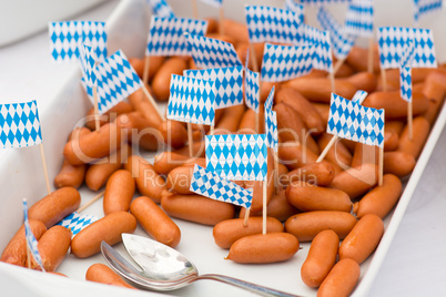 Small german sausages