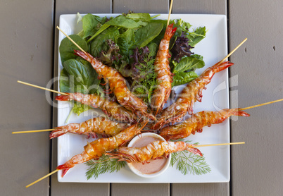 Grilled Shrimps