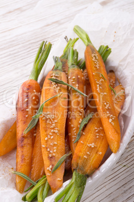 Caramelized carrots