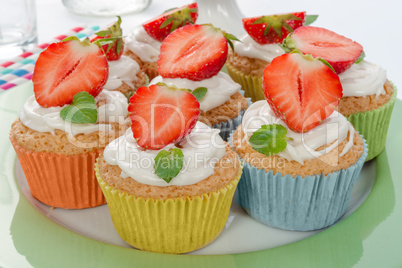 Strawberry muffins