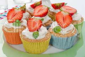 Strawberry muffins