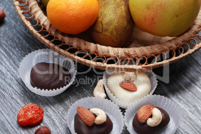 Chocolate And Fruits