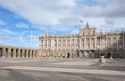 Royal Palace In Madrid