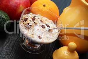 Muesli And Fruits