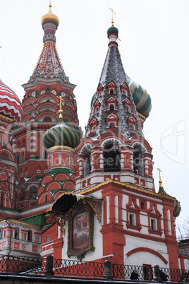 St. Basil Cathedral In Moscow