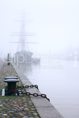 Ship In Fog