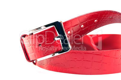 Red Leather Belt